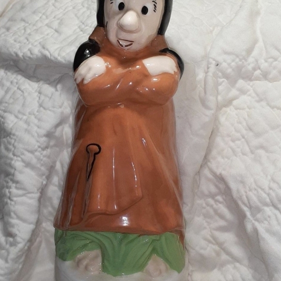 Vintage Alberta's Indian Man Red Eye Decanter Bottle1970’s Hand Painted - Picture 2 of 8